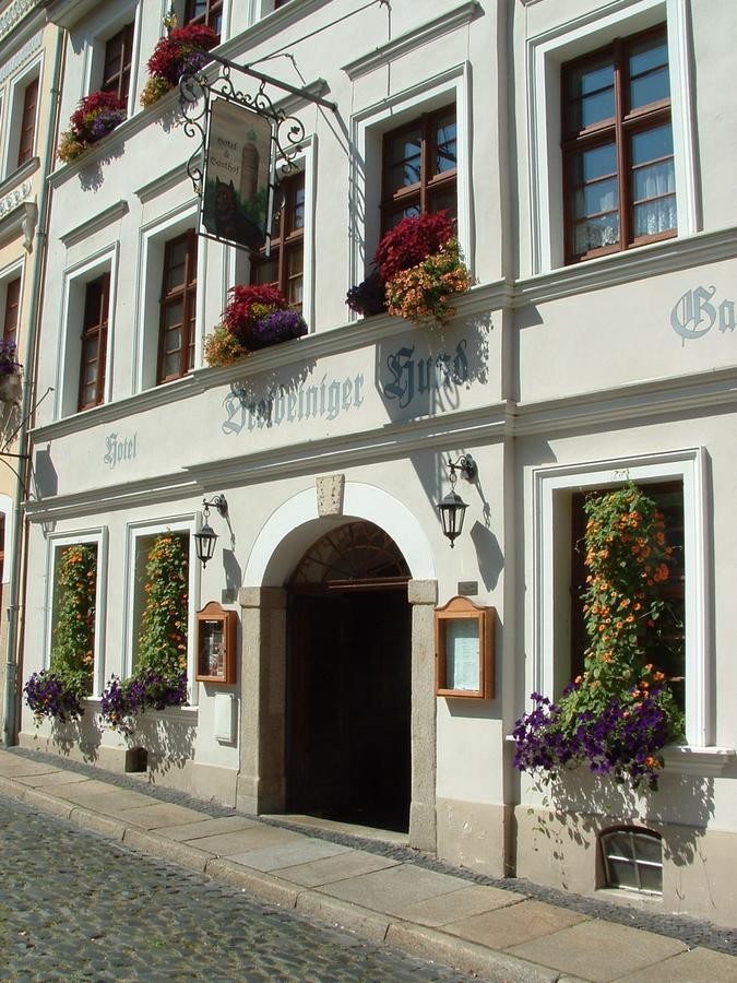 Hotel und Gasthof Dreibeiniger Hund Görlitz Exterior foto